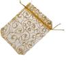 Bolsa de gasa bronceadora pestañas curvas, bolsa de regalo al por mayor, bolsa de embalaje en stock, tamaño completo, boca de haz para joyería de mariposa