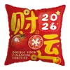 Almohada Auspiciosa Personalizada para el Año Nuevo 2026, Almohada Festiva del Año del Caballo, Cojín de Almohada Personalizado con Impresión de Logo