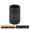 Venta al por mayor del fabricante llave de impacto neumática hexagonal de 3/8 de pulgada, vasos cortos y largos, cabezas de vaso