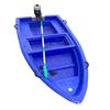 Barco de pesca de plástico de 2 m a 6 m, barco de plástico, barco de limpieza fluvial, barco de asalto, doble capa, una formación, garantía de calidad