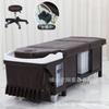 Cama de Peluquería Acrílica Casual Totalmente Reclinable para Barbería con Baño de Pies y Pedicura Integrados