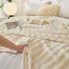 Manta de Pelúcia Coelho Bolha Transfronteiriça Flannel Fleece de Coral Cobertor de Ar Condicionado para Sofá Cobertor de Soneca Manta Grossa de Inverno