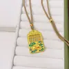 O Mesmo Antigo Pingente de Ábaco Dourado com Esmalte Sand, Palavra de Bênção, Nuvem Auspiciosa com Retenção de Cor Alta, Hardware de Ábaco Feito à Mão, Presente