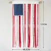 Bandera colgante para el Día de la Independencia de América, de doble cara, poliéster, decoración para chimenea del hogar, colgante de puerta