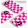 Funda Popular Transfronteriza de Cuadros Irregulares para Teléfono 17Pm Modelo Nuevo para Apple 16 Funda con Película de Agujero Fino 15Plus Cobertura Total Espejo