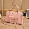 Bolsa feminina 2023 novo estilo coreano linda moda simples cor sólida transversal pequena quadrada design de nicho bolsa de ombro