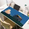 Alfombrilla de Ratón de Fábrica Original Antideslizante y Resistente a Manchas Pad de Escritorio Creativo Serie Paisaje Grande Engrosada Alfombrilla de Ratón para E-Sports