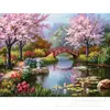 Amazon Exportación Transfronteriza Nuevo Paisaje Pintura de Diamantes Hecho a Mano DIY Diamante Completo Pegatina de Diamante Venta Caliente Mosaico