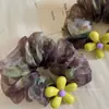 Goma para el pelo plisada floral dulce estilo coreano para mujer, elegante accesorio para moño bajo, nueva goma para el pelo de verano 2026