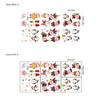 Pegatinas de pared navideñas de dibujos animados para dormitorio, refrigerador, habitación infantil, pegatinas de pared decorativas, generación transfronteriza AliExpress