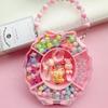 Nueva caja de regalo de mariposa pequeña para niños, caja de materiales para abalorios hechos a mano, accesorios para joyería, fabricantes al por mayor