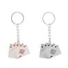 Lucky Flush Poker moda criativa chaveiro saco simples pingente de chaveiro personalizado masculino