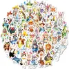 Transfronteiriço Novo Pacotes de Adesivos para Festa de 50 Anos Animal Adesivos de Animais Cartoon Fofos para Crianças Fácil de Rasgar Pequenas Alças