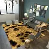 Alfombra Lavable de Cachemir Sintético Hecha a Medida por el Fabricante, Alfombra de Sala de Estar Transfronteriza con Estampado de Animales Sintéticos, Alfombra de Cobertura Total para Área Grande