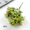 Simulação 5 garfo pintura a óleo lírio buquê ao ar livre greening jardim arranjo de flores diy hairpin flor material saco fotografia ornamentos