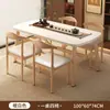 Juego de Mesa y Sillas de Balcón Modelo Nuevo 2026 Mesa de Té de Gama Alta para Apartamento Pequeño para Sala de Estar Uso Doméstico Mesa de Preparación de Té Estilo Chino Nuevo