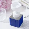 Garrafa Vazia Quadrada Portátil com Cravejamento de Diamantes Transfronteiriça, Garrafa de Pressão Recarregável Floral de Luxo Leve para Shampoo, Gel de Banho e Loção para as Mãos
