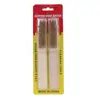Suministros del Fabricante Cepillos de Alambre con Mango de Madera Pequeño de 4 Filas, 6 Filas * 16 Columnas, Cepillos Densos para Pulir Utensilios de Cocina, Carpintería y Talla de Raíces
