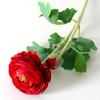 Flocagem de flores artificiais, flores falsas, sala de estar, mesa de jantar, ornamentos decorativos, adereços de casamento, estilo europeu retrô, orvalho de duas cabeças de alta qualidade