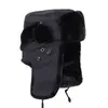Sombrero Lei Feng para hombre con protección para los oídos, un sombrero de algodón clásico estilo noreste, engrosado y forrado para abrigar, a prueba de viento, resistente al frío y adecuado para esquiar