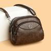 Bolsa Pequena Redonda Transfronteiriça 2026 Nova Moda Bolsa para Mãe de Meia-Idade Bolsa de Ombro Transversal Feminina Estilo Coreano Tendência Versátil Bolsa para Celular