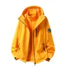 Chaqueta de otoño e invierno estilo Luotuo para mujer petite, abrigo de montañismo tres en uno resistente al viento e impermeable para exteriores, versión engrosada para hombre