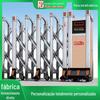 Fornecimento direto de fábrica ponto elétrico porta retrátil de aço inoxidável porta deslizante de fábrica porta retrátil automática de garagem