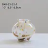 Vaso de Vitral Degradê Feito à Mão Arranjo de Flores Mesa Sala de Estar Utensílios Cultura de Água Simples Moderno Decoração Francesa