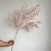 Nuevo día bambú hoja de bambú simulación flor de plástico boda auditorio área de bienvenida diseño pared de fondo planta de flor falsa paisajismo