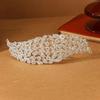 Joyería transfronteriza para novia, tocado de hojas de árbol de plata con diamantes de imitación coreanos, accesorios para el cabello de boda, accesorios para vestidos, accesorios.