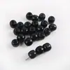 Contas de Madeira com Furo Grande, Contas Redondas, Contas Soltas Tingidas de Madeira Maciça, Acessórios para Pulseira e Colar, Componentes para Joias DIY