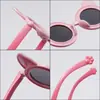 Gafas de Sol para Niñas Estilo Nuevo, Gafas de Sol Polarizadas de Zorro de Dibujos Animados Lindas, Lote Mixto Gafas de Sol de Silicona Suave Cómodas Protección Solar