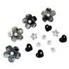 Calçados de Praia Estilo Férias Plumeria Tridimensional Pintura a Tinta Nova Transfronteiriça Tamancos de Alta Qualidade Flor de Sapato Flor de Sapato DIY