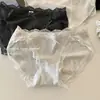 Bragas de Deseo Puro Sexy para Niñas, Algodón Nuevo, Antibacterianas, Sin Costuras, Alta Apariencia, Ribete de Encaje, No Aprietan, Calzones para Mujer