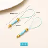Lanyard Tejido de Mazorca de Maíz Multicolor, Accesorio Colgante para Joyería Hecha a Mano DIY, Lanyard para Teléfono Móvil, Al por Mayor en Stock