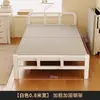 Cama individual, Cama plegable para uso doméstico, Cama pequeña para viviendas de alquiler, Cama para siestas en dormitorios, Cama simple para dormitorio, Cama para adultos, Camas dobles de 1.5 m