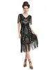 Vestido Gatsby Retro con Flecos de Lentejuelas Tallas S-4XL Estilo Flapper de los Años 20 Vestido de Fiesta