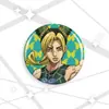 Broche de desenho animado de Jojo's Fantastic Adventure com laser, tamanho 58-75mm.