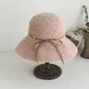 Sombrero de Paja para Mujer Verano Fresco Protector Solar Artístico Sombrero de Sol Coreano Playa Marítima Sombrero de Viaje Todo Fósforo Sombrero de Sol