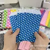 10 Bolsas de Papel Pequeñas de Puntos Negros, Nuevos Materiales para Empaque de Tarjetas de Regalo, Bolsas Autoadhesivas de Papel Kraft Marrón con Puntos