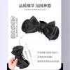 Pinza para el cabello con cabeza de bola Peluca con lazo Bolsa para el cabello natural invisible que aumenta la altura Escape de calavera Lazo de princesa pinza para el cabello bolsa para el cabello