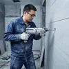 Broca Triángulo Plano con Vástago Redondo para Vidrio, Azulejo, Cerámica, Madera, Metal, Aleación Dura Herramientas de Ferretería