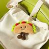 Lindo Peluche de Hamburguesa y Papas Fritas de Dibujos Animados, Muñeco de Comida Gourmet, Llavero Colgante, Muñeco para Máquina Vending al Mayoreo
