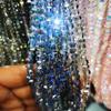 Cuentas de forma especial de boutique, cuentas de cristal, cuentas de vidrio multifacético, cuentas sueltas de vidrio galvanizado, cuentas hechas a mano, accesorios de bricolaje, cuentas
