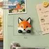 Ímã de geladeira de animal veado de desenho animado Decoração 3D para geladeira Novo modelo 2026 Quadro de avisos DIY Adesivo de mensagem