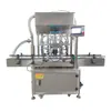 Máquina de Enchimento Automática Completa de Pistão Servo de Levantamento de Quatro Cabeças para Pasta e Líquido, Molho, Mel, Cosméticos, Loção