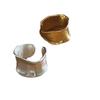 Anel largo simples estilo japonês feminino estilo minimalista moderno personalizado all-match fosco ouro e prata anel de dedo aberto de duas cores