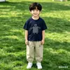 Conjunto de Verano para Niños 2026 Nuevo Elegante y Guapo Conjunto de Dos Piezas de Manga Corta para Bebé Ropa Casual de Verano Ropa Infantil de Moda