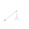 Atacado de fábrica CFA vara para gato cor primária pena de reposição cabo de madeira manual vara para gato brinquedo para gato haste de mola interativa