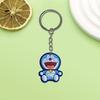 Chaveiro criativo série Doraemon chaveiro de bolsa temu cola macia PVC DIY moda decorativa chaves do carro